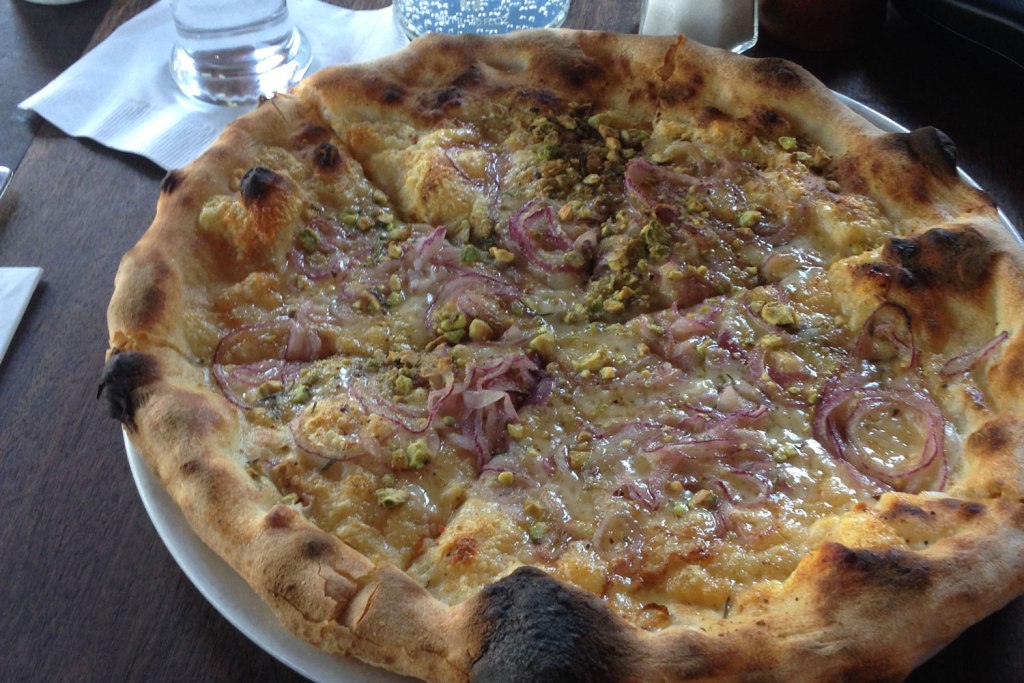 The famous Rosa pie at Pizzeria Bianco in Phoenix