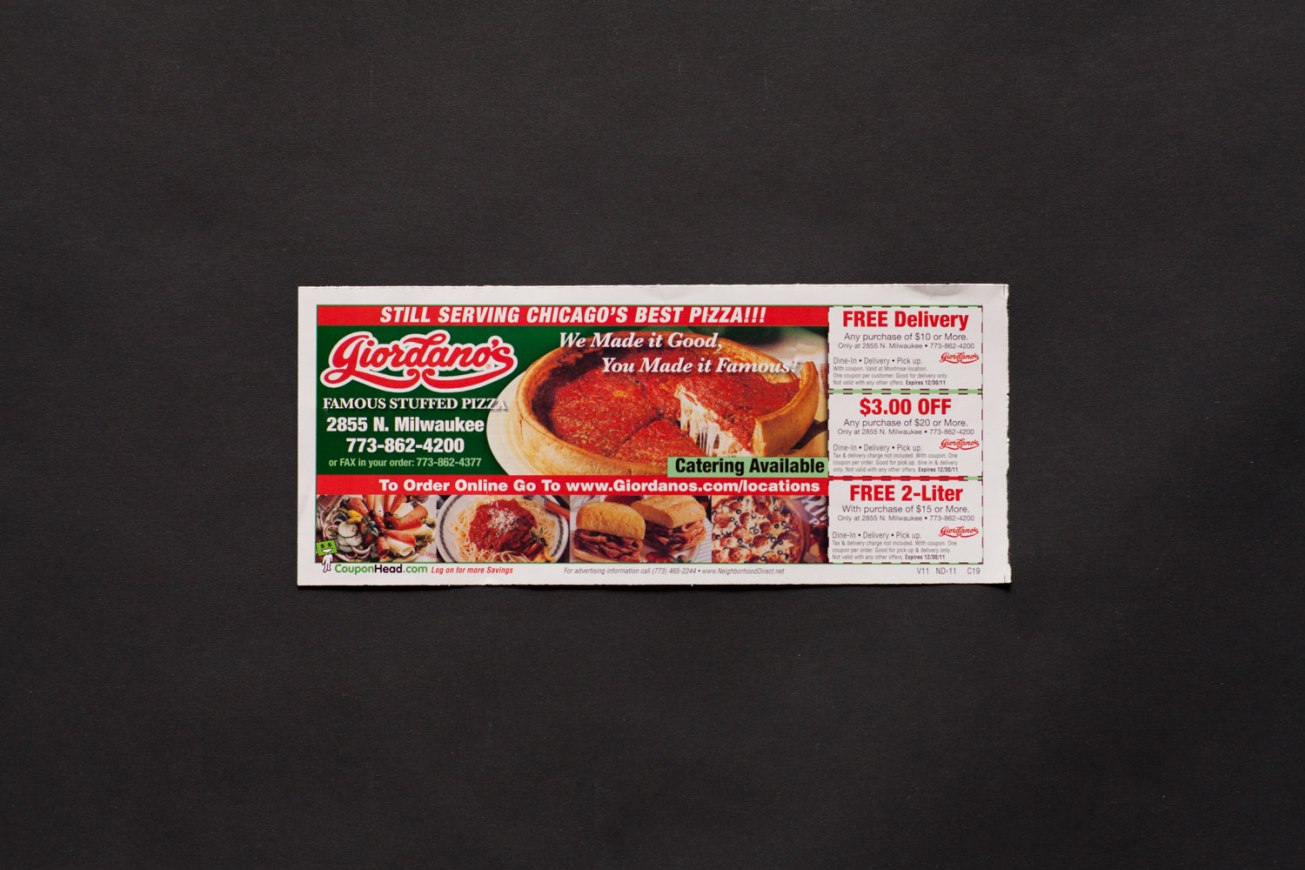 Giordano's Coupons