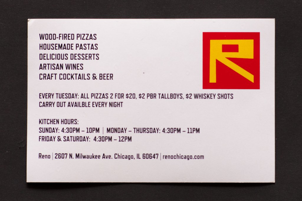 Reno Chicago Postcard