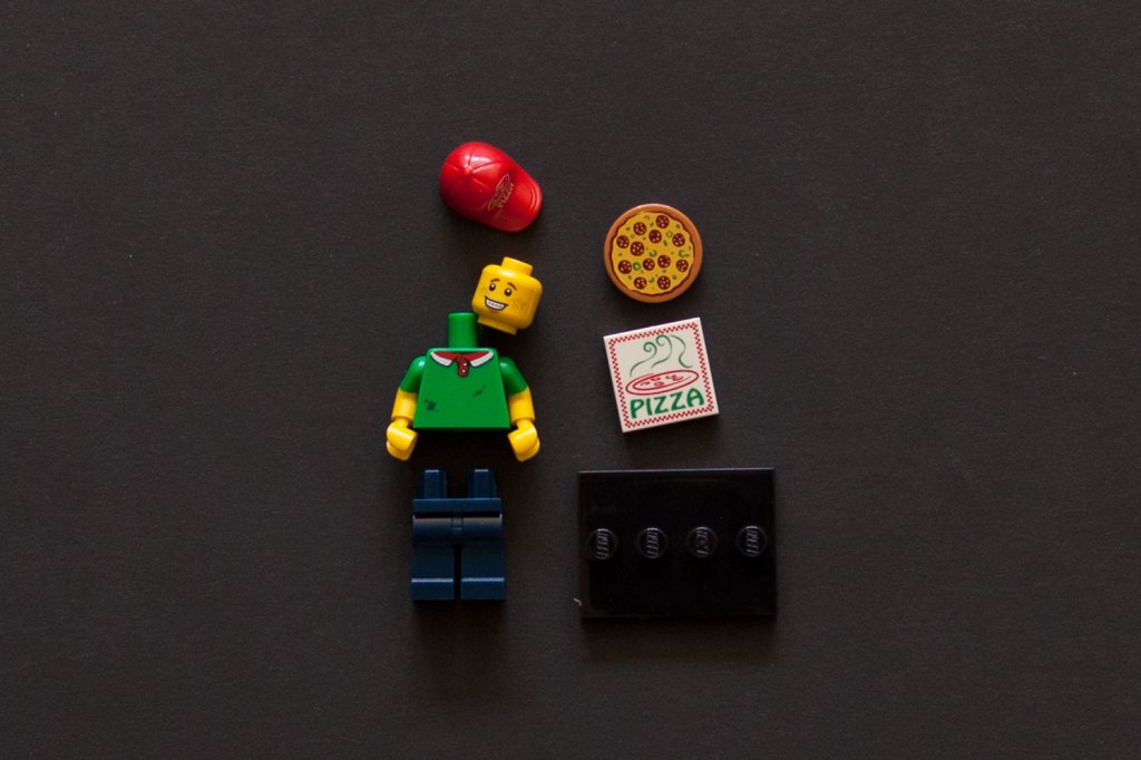 LEGO Pizza Delivery Man Minifigure