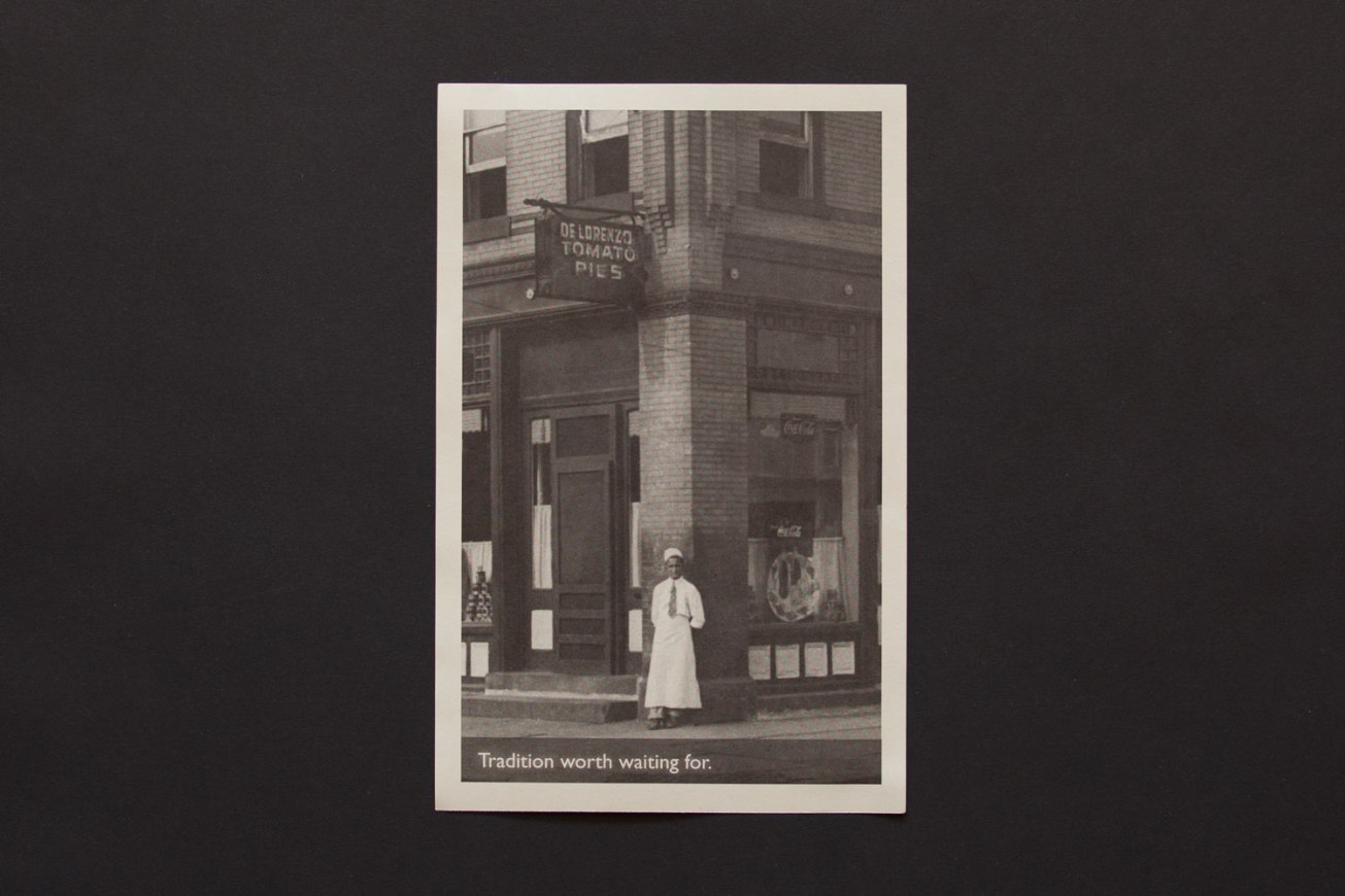 De Lorenzo's Tomato Pies Menu