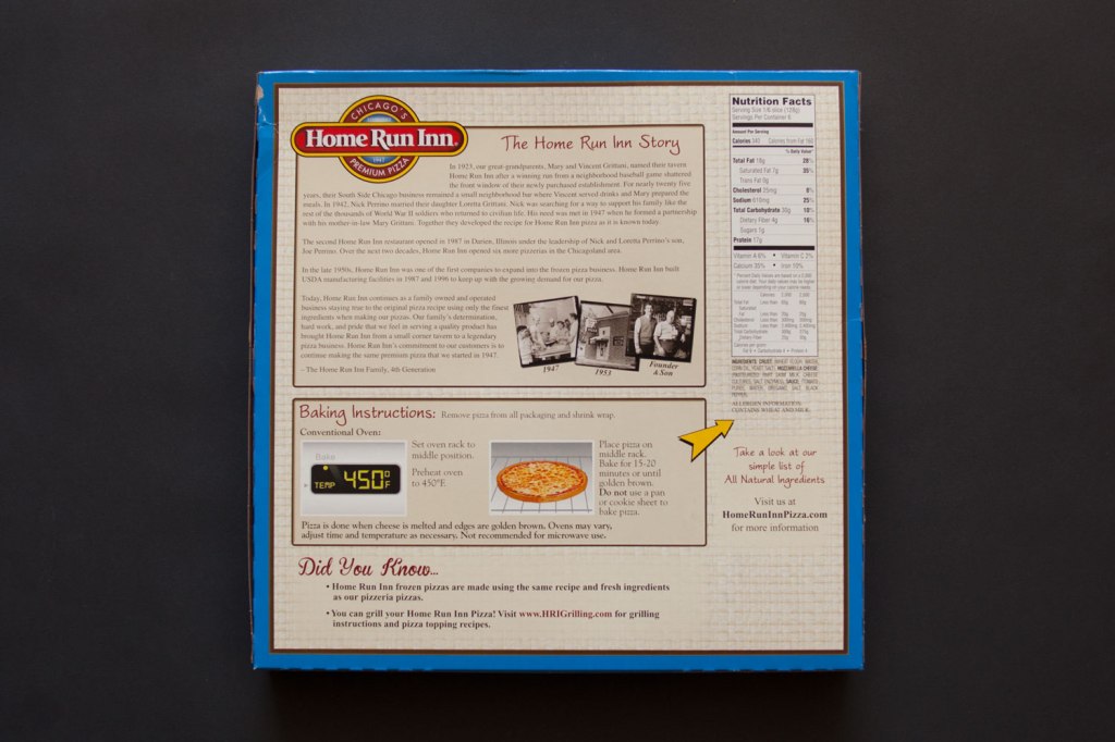 Home Run Inn Frozen Pizza