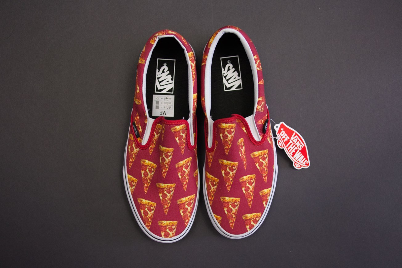 Vans Mars Red/Pizza Late Night Slip-On