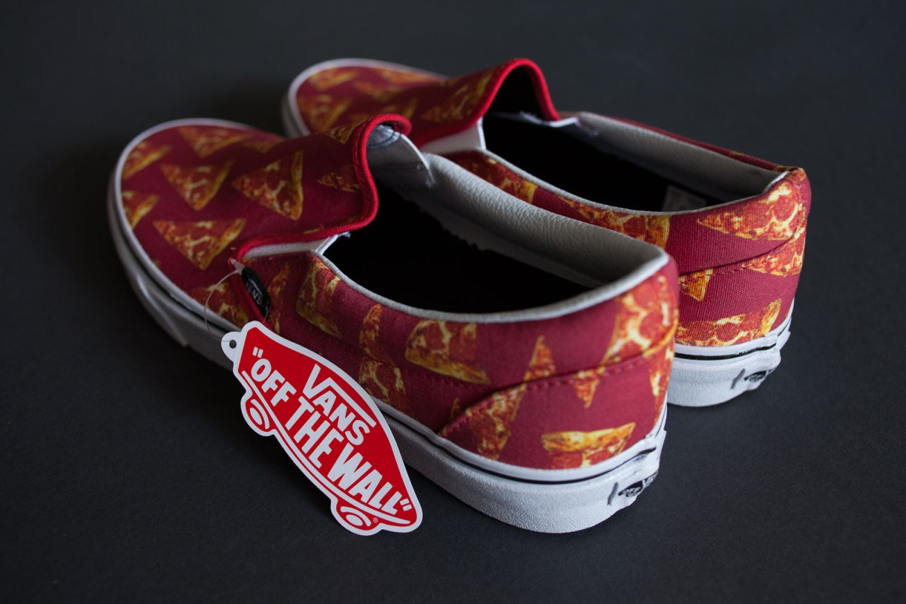 Vans Mars Red/Pizza Late Night Slip-On