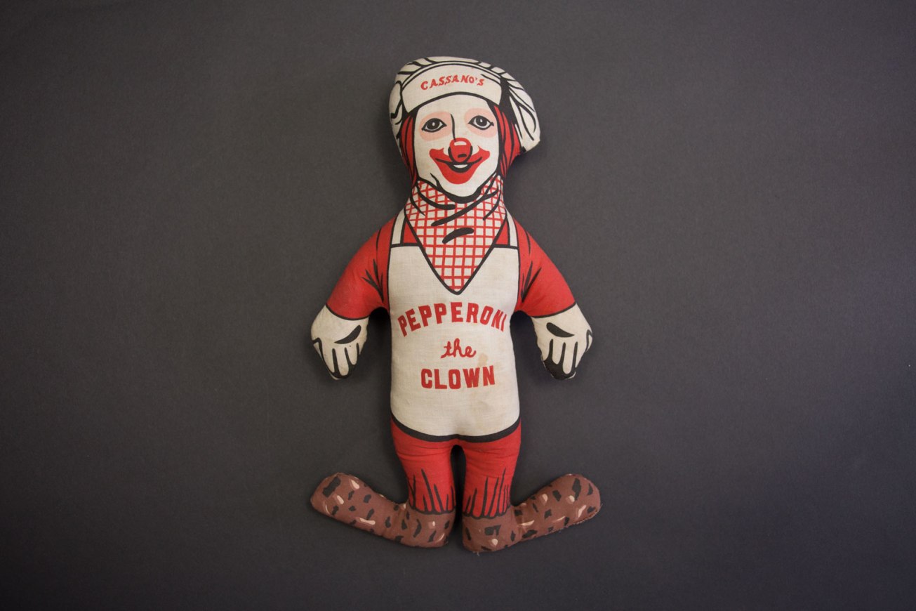 Cassano's Pizza Pepperoni the Clown Doll