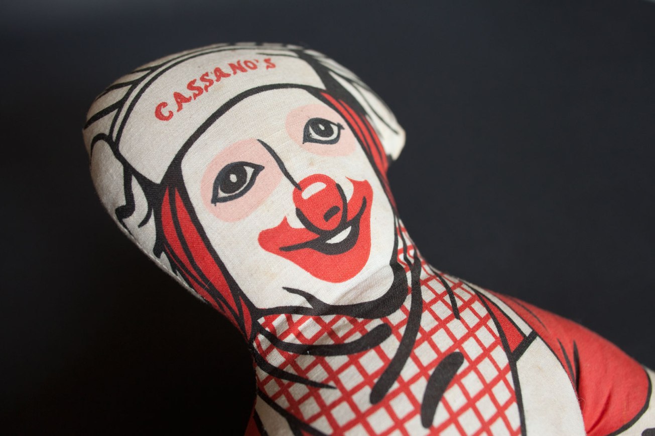 Cassano's Pizza Pepperoni the Clown Doll